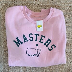 2025 Masters Golf Pink Crewneck Sweatshirt NWT
